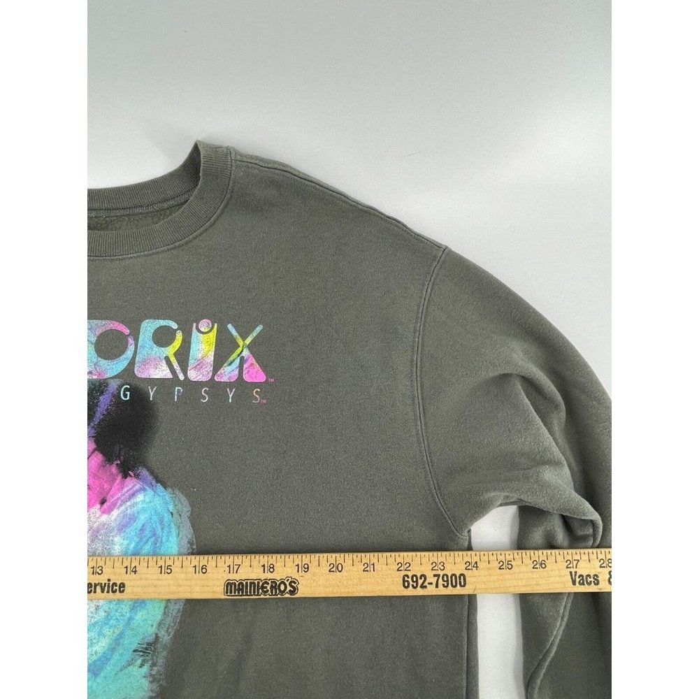 Hendrix Women's Gray 2 Sided Graphic Rock N Roll 1970 Tour Sweatshirt Size XXL - Picture 8 of 10